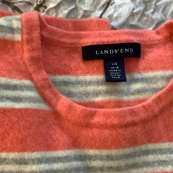 Land’s End Cashmere Sweater M/L - Picture 3 of 7